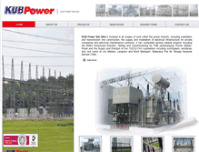 Tablet Screenshot of kub-power.com